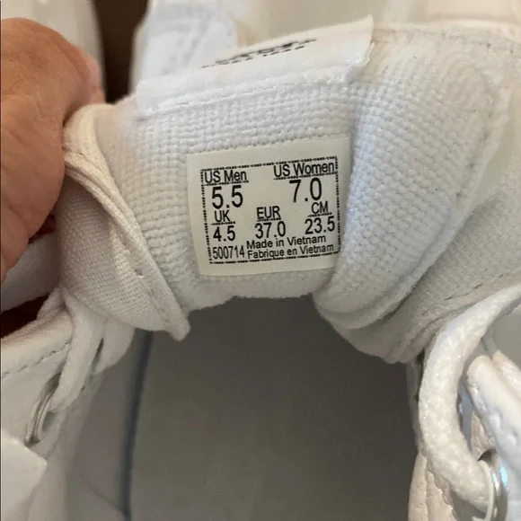 Vans Women's White Platform High-Tops - Picture 7 of 7